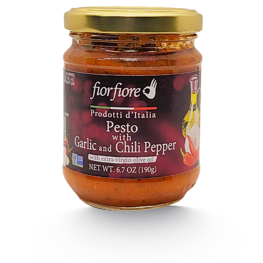 Pesto with Garlic & Chili Pepper