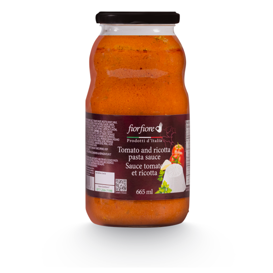 Sauce tomate et ricotta 665 ml
