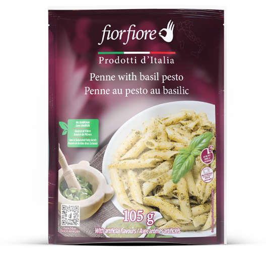 Penne au pesto au basilic