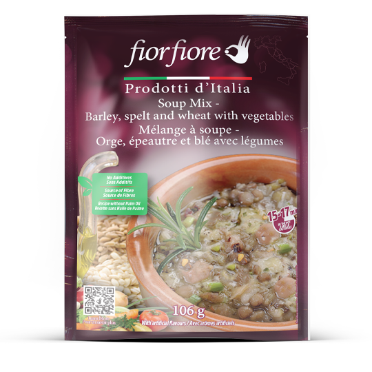 Mélange à soupe – Orge, épeautre et blé avec légumes